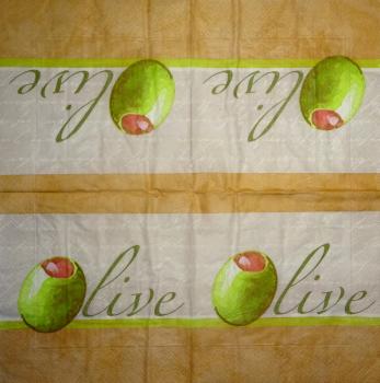 082 Olives - 3-ply (82) - ppd - Bistro